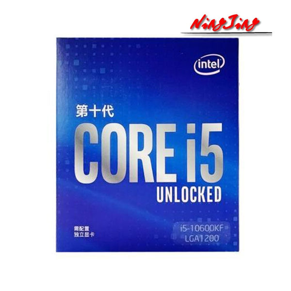 Intel Core i5-10600KF I5 10600KF 4.1 GHz Six-Core Twelve-Thread CPU Processor 65W 12M LGA 1200 Sealed new but without the cooler