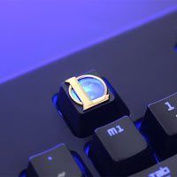 1pc zinc-plated aluminum alloy key cap for LOL Mechanical keyboard Stereoscopic relief keycap R4 Height