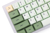 XDA V2 matcha green tea Dye Sub Keycap Set thick PBT for keyboard gh60 poker 87 tkl 104 ansi xd64 bm60 xd68 xd84 xd96 Janpanese