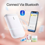 Niimbot D11 Wireless Label Printer Portable Pocket Label Printer Portable Bluetooth Thermal Label Printer Home Office Printer