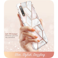 I-BLASON For Samsung Galaxy A50/A50s/A30s Case (2019) Cosmo Full-Body Glitter Marble Bumper Case with Built-in Screen Protector