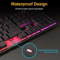 Gaming Keyboard Russian EN Imitation Mechanical Keyboard Backlight Wired Gamer Keyboard Spainsh USB Game Keyboards for Computer