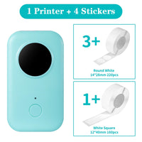 Thermal Wireless Mini Printers Square Adhesive Paper Ticket Sticker Machine Mini Impresora Phomemo D30 Inkless Label Makers