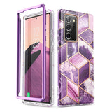 I-BLASON For Samsung Galaxy Note 20 Ultra Case 6.9"(2020) Cosmo Full-Body Glitter Marble Cover WITHOUT Built-in Screen Protector