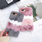 Cute Warm Furry Fluffy Case for IPhone 11 Pro XR XS MAX X 6 6S 7 8 Plus SE2020 5 5S 12 Mini Soft TPU Fur Cover Coque Fundas