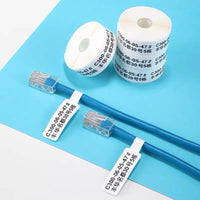 Niimbot Mini Label printer paper Printing Label Waterproof Anti-Oil Cable Label Color Scratch-Resistant Label Sticker Paper