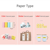 Thermal Paper Label Paper Sticker Paper For PeriPage PAPERANG Photo Printer