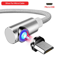 TOPK Magnetic USB Charging Cable Micro USB Cable for iPhone Samsung USB Type C Magnetic Charger Cable Mobile Phone Cables