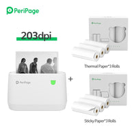 PeriPage A9 Mini Portable Thermal Printer Pocket Photo Thermal Printer 58/77mm Wireless Bluetooth connection For Android IOS