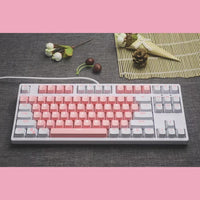 FY108 Pink Mechanical Keyboard USB Wired Computer RU/EN Blue/Brown/Balck/Red Switch Esports Keyboard Gamer 87/108Key PBT Keycaps