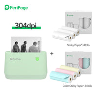 PeriPage A9 Mini Portable Thermal Printer Pocket Photo Thermal Printer 58/77mm Wireless Bluetooth connection For Android IOS