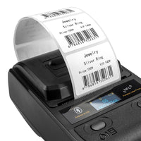 NETUM Bluetooth Thermal Label Printer Mini Portable 58mm Receipt Printer Small for Mobile Phone Ipad Android / iOS NT-G5