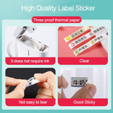 D11 Wireless Label Printer Portable Pocket Label Maker Price Tag Planner Sticker Thermal Printer Home Office School Supplies