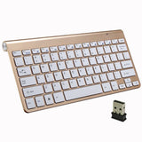 Computer Wireless keyboard Portable 2.4G Wireless USB Keyboards Rubber keycaps Mini Ergonomic Noiseless keyboard For PC laptop