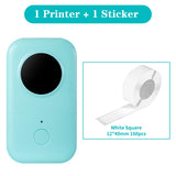 Thermal Wireless Mini Printers Square Adhesive Paper Ticket Sticker Machine Mini Impresora Phomemo D30 Inkless Label Makers