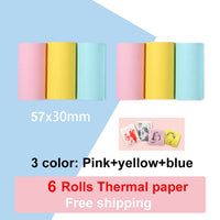 peripage mini portable printer thermal photo bluetooth can printing sticker self-adhesive label for Android IOS smart phone