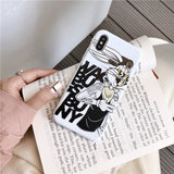 Cartoon Bugs Bunny TweetyBird Daffy Duck Looney Tunes Case For iPhone 12 11 11pro max xs max xr 7 8 plus Soft matter Cover Capa