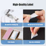 D11 Supermarket Waterproof Anti-Oil Tear-Resistant Price Label Pure Color Scratch-Resistant Label Paper Roll