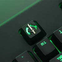 1pc Zinc Aluminium Alloy Key Cap Mechanical Keyboard keycap for DNF Dota 2 OW PUBG Genji R4 Height Stereoscopic relief