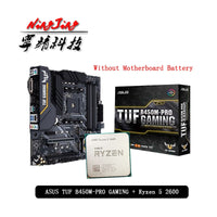 AMD Ryzen 5 2600 R5 2600 CPU + ASUS TUF B450M PRO GAMING Motherboard Suit Socket AM4 CPU + Motherbaord Suit Without cooler