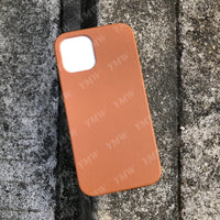 Genuine Leather Case for iPhone 12 Pro Max mini Official Style Original Luxury Natural Cow Magnet Phone Cases Back Cover