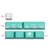 Mechanische Toetsenbord Coral Sea Keycap dz60/poker/GK61/GK64 Dye sublimation pbt Keycap OEM 71 key Korean Japanese Character