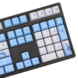 Whale Keycap dye Subbed PBT 122 Keys OEM Profile Keycaps For Cherry MX Switches TKL87/96/108 keyboard cap