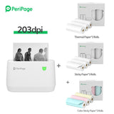 PeriPage A9 Mini Portable Thermal Printer Pocket Photo Thermal Printer 58/77mm Wireless Bluetooth connection For Android IOS