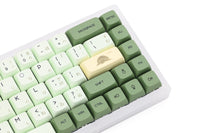 XDA V2 matcha green tea Dye Sub Keycap Set thick PBT for keyboard gh60 poker 87 tkl 104 ansi xd64 bm60 xd68 xd84 xd96 Janpanese