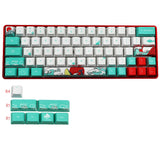 Mechanische Toetsenbord Coral Sea Keycap dz60/poker/GK61/GK64 Dye sublimation pbt Keycap OEM 71 key Korean Japanese Character