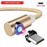 TOPK Magnetic USB Charging Cable Micro USB Cable for iPhone Samsung USB Type C Magnetic Charger Cable Mobile Phone Cables