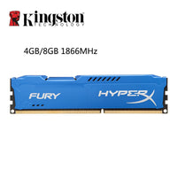 Kingston HyperX ram memory DDR3 8GB 4GB 1600MHz 1866MHz RAM ddr3 8 gb PC3-12800 desktop memory for gaming DIMM