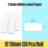 D11 Supermarket Waterproof Anti-Oil Tear-Resistant Price Label Pure Color Scratch-Resistant Label Paper Roll