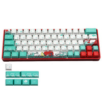 Mechanische Toetsenbord Coral Sea Keycap dz60/poker/GK61/GK64 Dye sublimation pbt Keycap OEM 71 key Korean Japanese Character