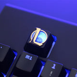 1pc zinc-plated aluminum alloy key cap for LOL Mechanical keyboard Stereoscopic relief keycap R4 Height