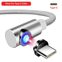 TOPK Magnetic USB Charging Cable Micro USB Cable for iPhone Samsung USB Type C Magnetic Charger Cable Mobile Phone Cables