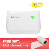 PeriPage A9 Mini Portable Thermal Printer Pocket Photo Thermal Printer 58/77mm Wireless Bluetooth connection For Android IOS