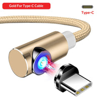 TOPK Magnetic USB Charging Cable Micro USB Cable for iPhone Samsung USB Type C Magnetic Charger Cable Mobile Phone Cables