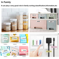 D11 Wireless Label Printer Portable Pocket Label Maker Price Tag Planner Sticker Thermal Printer Home Office School Supplies