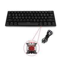 GK61 61 Key Mechanical Keyboard USB Wired LED Backlit Axis Gaming Mechanical Keyboard For Desktop Drop Shipping