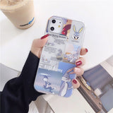 Cartoon Bugs Bunny TweetyBird Daffy Duck Looney Tunes Case For iPhone 12 11 11pro max xs max xr 7 8 plus Soft matter Cover Capa