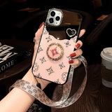 For 12 Pro 12MINI 12Pro Max Case Personalized Anti-fall Luxury Wind Glass Protective For Iphone8Plus X S XR XS 11 11Pro Max Case