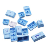 Whale Keycap dye Subbed PBT 122 Keys OEM Profile Keycaps For Cherry MX Switches TKL87/96/108 keyboard cap