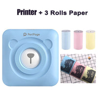 A6 Peripage Portable Bluetooth Thermal Photo Printer Inkless Mini Pocket Foto Printer Windows IOS Android Soft Case Protection