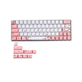 dye Subbed PBT Keycap 72/122 Keys OEM Profile Keycaps For MX Switches dz60/GK64/TKL87/96/108 keyboard Sakura Keycap