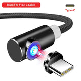 TOPK Magnetic USB Charging Cable Micro USB Cable for iPhone Samsung USB Type C Magnetic Charger Cable Mobile Phone Cables