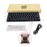 GK61 61 Key Mechanical Keyboard USB Wired LED Backlit Axis Gaming Mechanical Keyboard For Desktop Drop Shipping