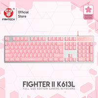 FANTECH K613L 25 Buttons Have No Conflicts 104 Keys Profession Gaming Keyboard USB English Backlight Keyboard For FPS LOL Gamer