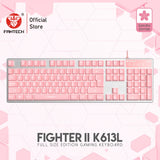 FANTECH K613L 25 Buttons Have No Conflicts 104 Keys Profession Gaming Keyboard USB English Backlight Keyboard For FPS LOL Gamer