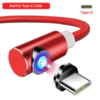 TOPK Magnetic USB Charging Cable Micro USB Cable for iPhone Samsung USB Type C Magnetic Charger Cable Mobile Phone Cables